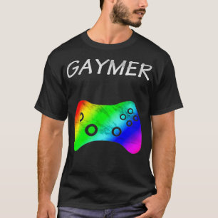 Gaymer for Gay Gamer design LGBTQ Pride T-Shirt