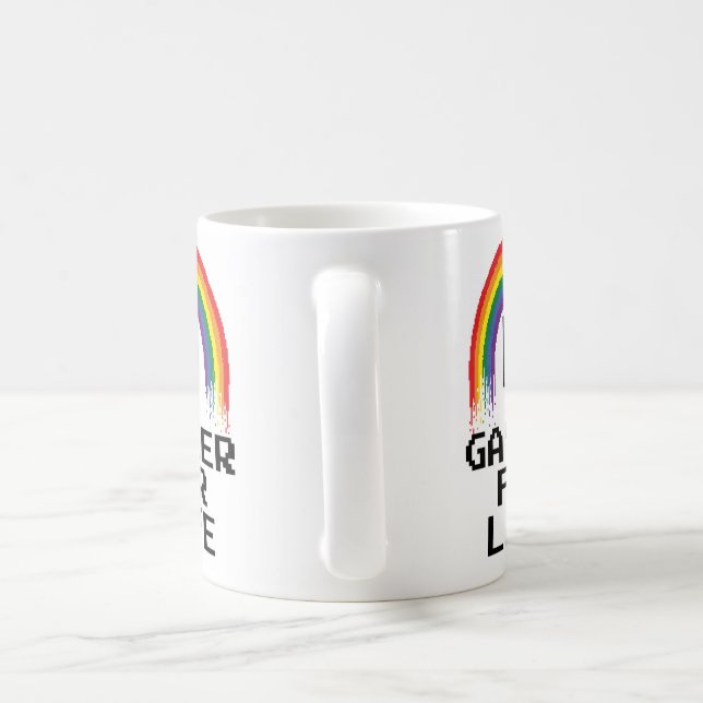 Gaymer for Life Mug (Handle)