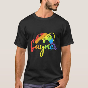 Gaymer Gamer Gay Pride Lgbt Matching Video Game Ga T-Shirt