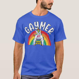 Gaymer Gamer LGBT Gamer Pride Month Biseual T-Shirt