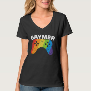 GayMer Gay Flag In Controler LGBT Gay transgender T-Shirt
