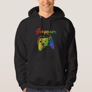 Gaymer Gay Gamer LGBTQ Video Game Gaming Pride Hoodie