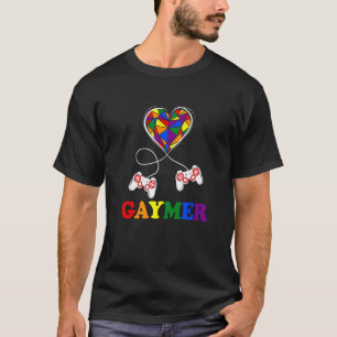 Gaymer Gay Pride Rainbow Gamer Gaming Lgbtq T-Shirt
