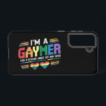 Gaymer Like A Regular Gamer But Way Gayer Gamer Samsung Galaxy Case<br><div class="desc">Gaymer Like A Regular Gamer But Way Gayer Saying Gaming</div>