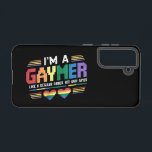 Gaymer Like A Regular Gamer But Way Gayer Gamer Samsung Galaxy Case<br><div class="desc">Gaymer Like A Regular Gamer But Way Gayer Saying Gaming</div>