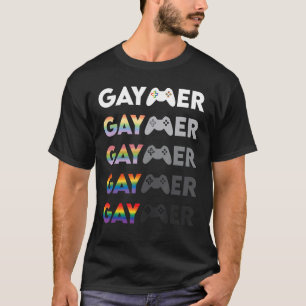 Gaymer Pride LGBT Gaming Gays Pridemonth T-Shirt