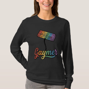 Gaymer Rainbow Gamer Vector Shirt Design_1