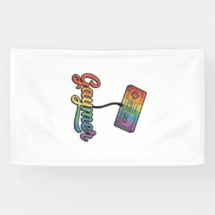 Gaymer Rainbow Gamer Vector Shirt Design_1 Banner