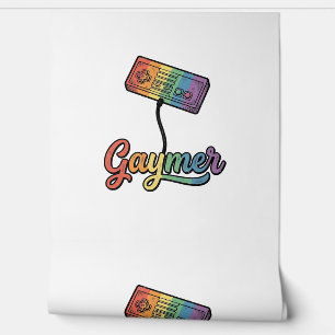 Gaymer Rainbow Gamer Vector Shirt Design_1 Wallpaper