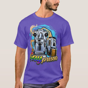 GAYpresso Rainbow Vintage Coffee Espresso LGBT Pri T-Shirt
