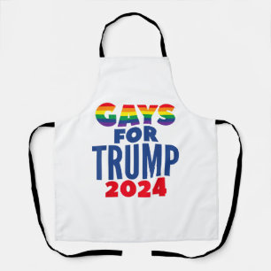 Gays For Trump 2024 Election Apron