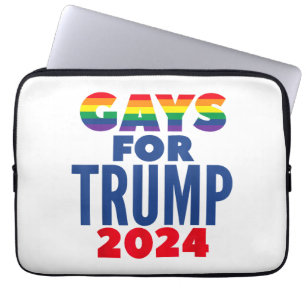 Gays For Trump 2024 Election Laptop Sleeve