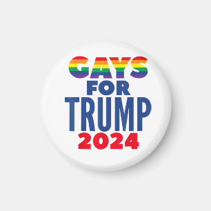 Gays For Trump 2024 Election Magnet