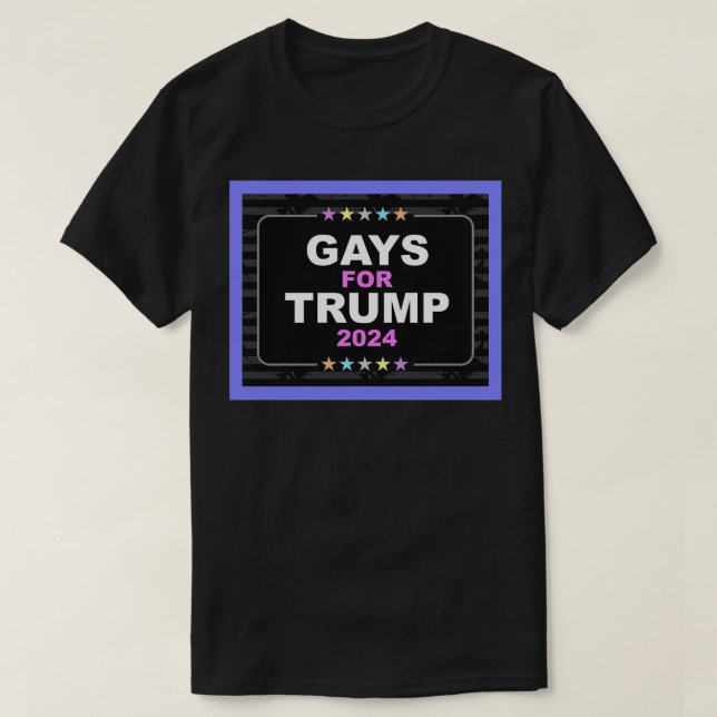 Gays for Trump T-Shirt (Design Front)