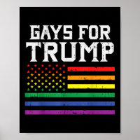 Gays For Trump Usa Flag Pro Reelect Donald 2020