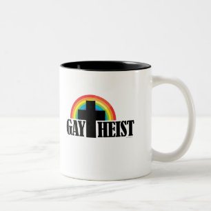 Gaytheist Two-Tone Coffee Mug