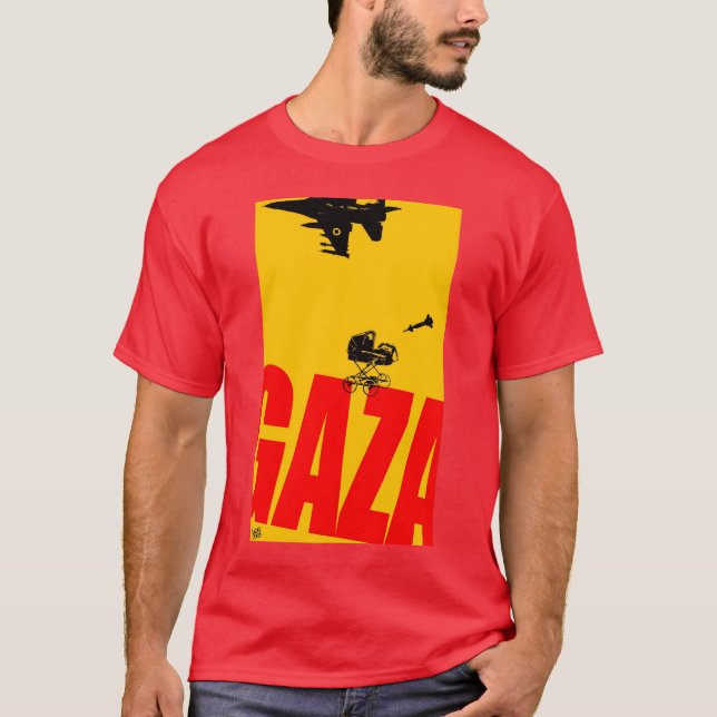 Gaza aeroplane T-Shirt (Front)