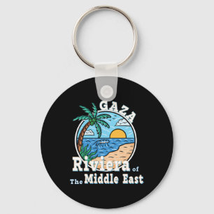 Gaza Strip Riviera Of The Middle East Trump Key Ring