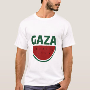 Gaza, watermelon colours, palestine solidarity T-Shirt