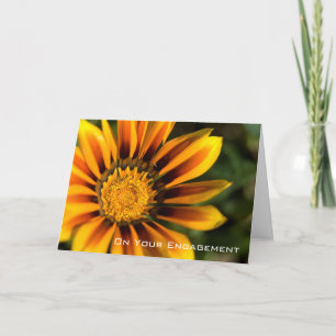 Gazania   Engagement Congratulation Card