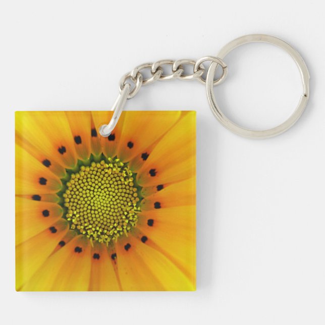 Gazania Key Ring (Back)