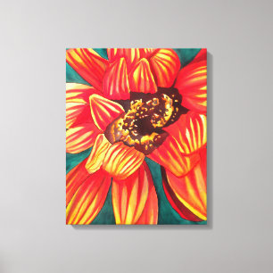 Gazania South African flower fine art Canvas Print