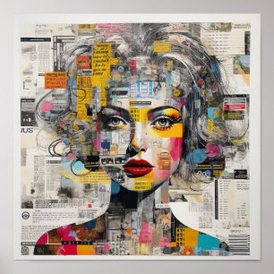 Gaze Beyond Adversity: Girl Facing a Future of Cha Poster