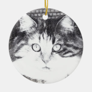 gaze ceramic tree decoration