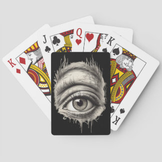 Gaze Couture Unveiling the Soul through Artful Eye Playing Cards