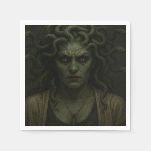 Gaze of Medusa Napkin (Front)