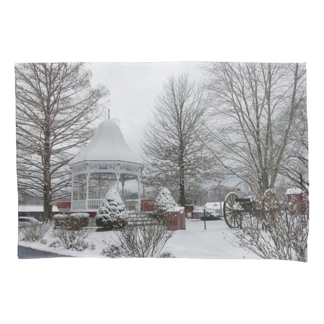 Gazebo and Cannon Pillowcase (Front)