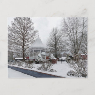 Gazebo and Cannon Postcard