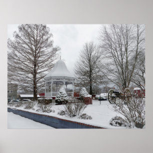 Gazebo and Cannon Poster