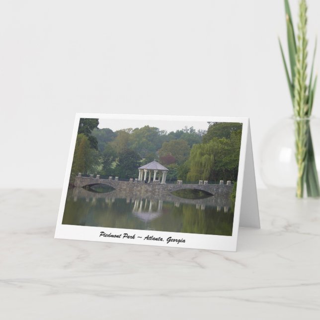 Gazebo at Piedmont Park — Atlanta, GA Card (Front)