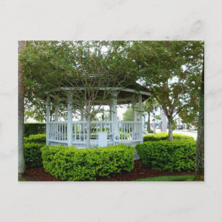 gazebo back fort pierce florida postcard