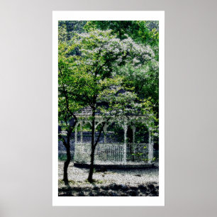 Gazebo Cubism Poster