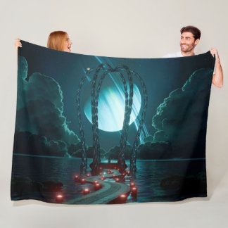 Gazebo (Midnight) Fleece Blanket