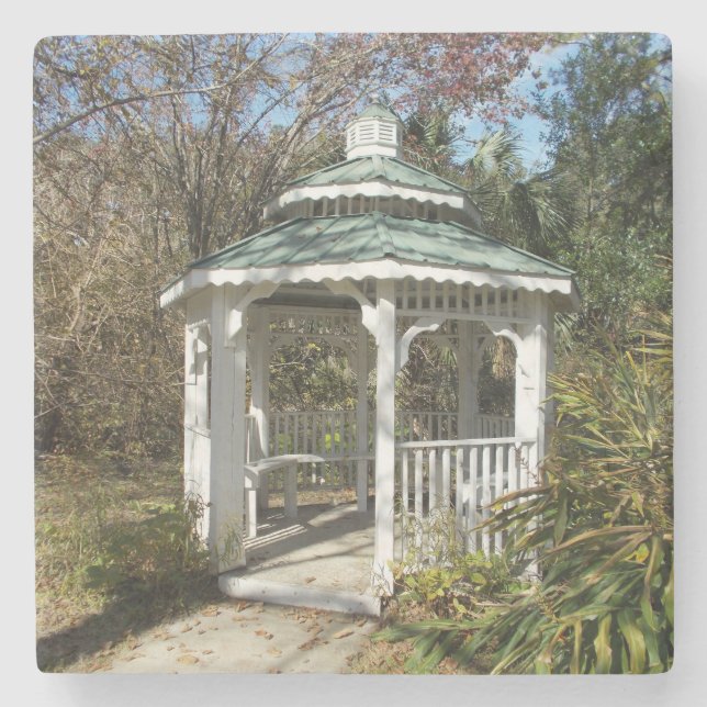 Gazebo Stone Coaster (Front)