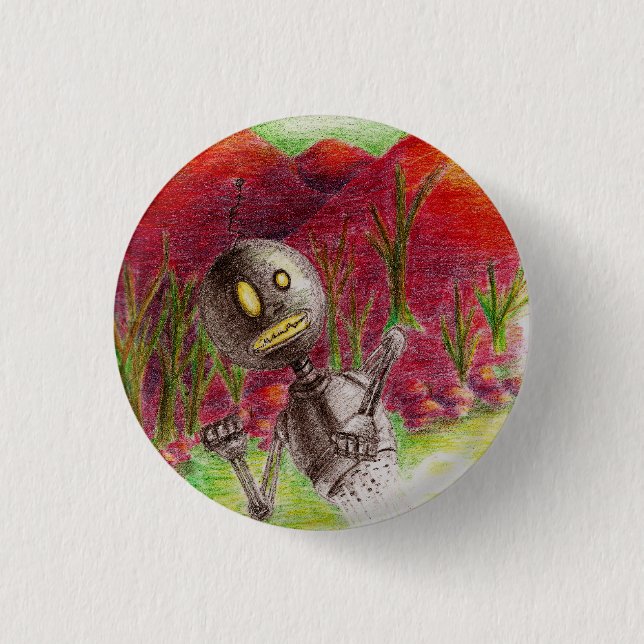 Gazebo the Robot 3 Cm Round Badge (Front)
