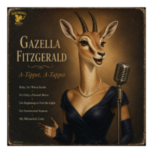 Gazella Fitzgerald: a Parody Poster
