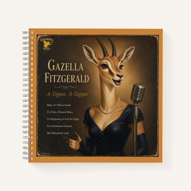 Gazella Fitzgerald Album: a Parody Notebook (Front)