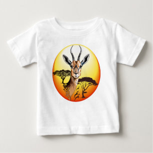 Gazelle African Antelope Wild Animal Baby T-Shirt