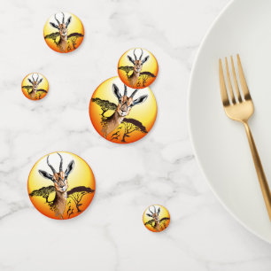 Gazelle African Antelope Wild Animal Confetti