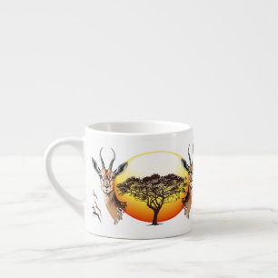 Gazelle African Antelope Wild Animal Espresso Cup