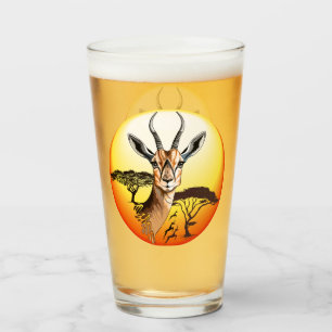 Gazelle African Antelope Wild  Animal Glass