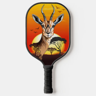 Gazelle African Antelope Wild  Animal Pickleball Paddle