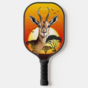 Gazelle African Antelope Wild  Animal Pickleball Paddle