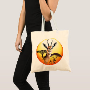 Gazelle African Antelope Wild  Animal Tote Bag
