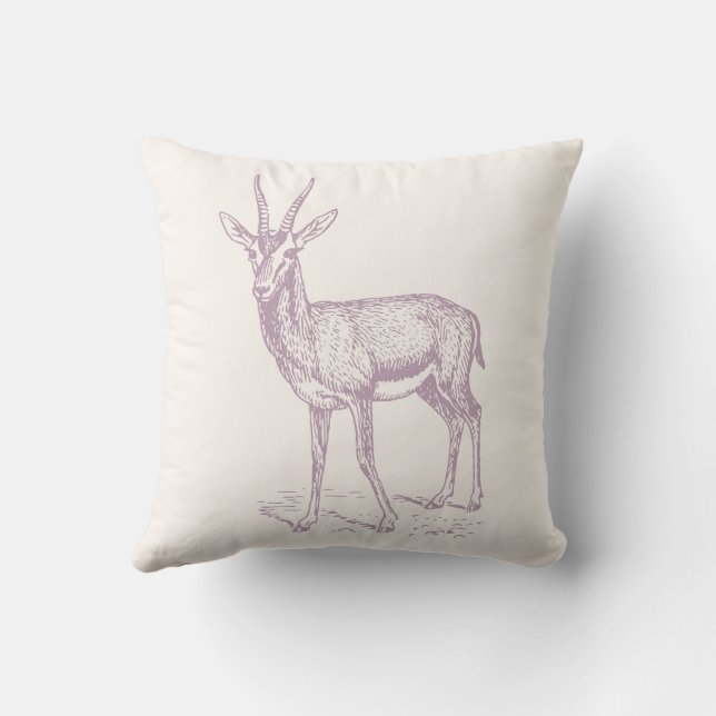 Gazelle Deer  Cushion (Back)