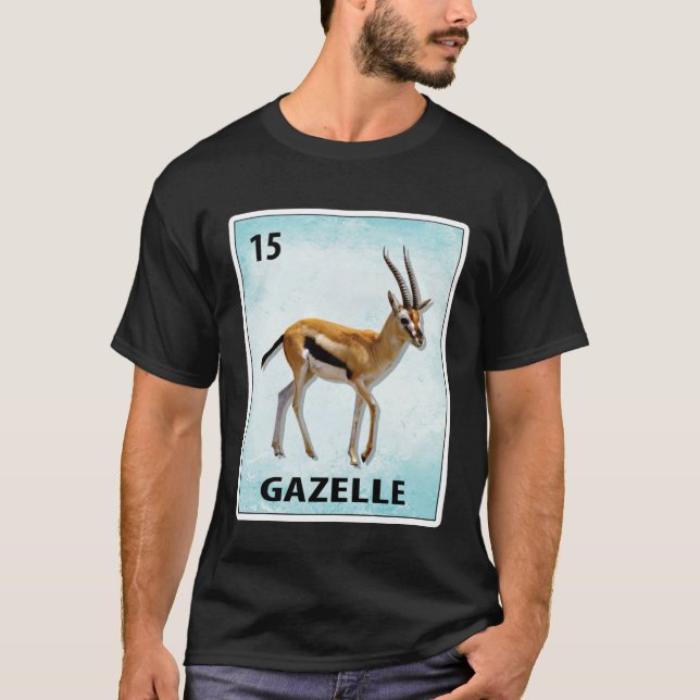 Gazelle Mexican Cards T-Shirt (Front)